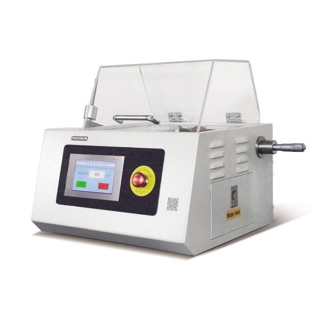 君达DTQ-5型低速精密切割机超薄试片切割厚度调整精度0.01mm。