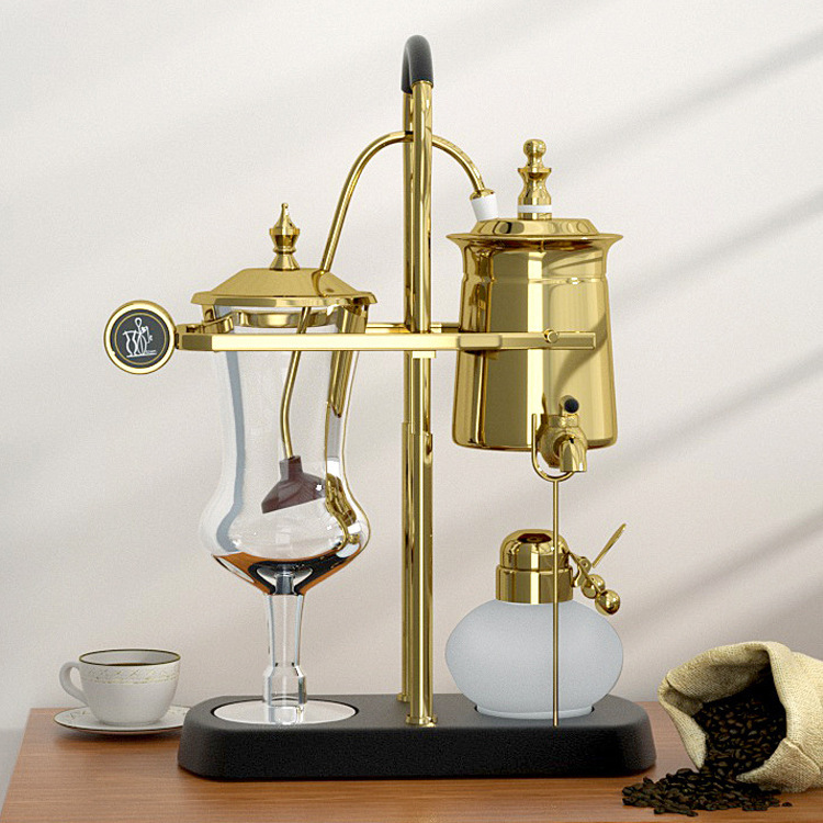 Household Stainless Steel Siphon Manual Coffee Maker with Belgian Alcohol Lamp Set, Simple Style Household Stainless Steel Siphon Manual Coffee Maker with Belgian Alcohol Lamp Set, Simple Style