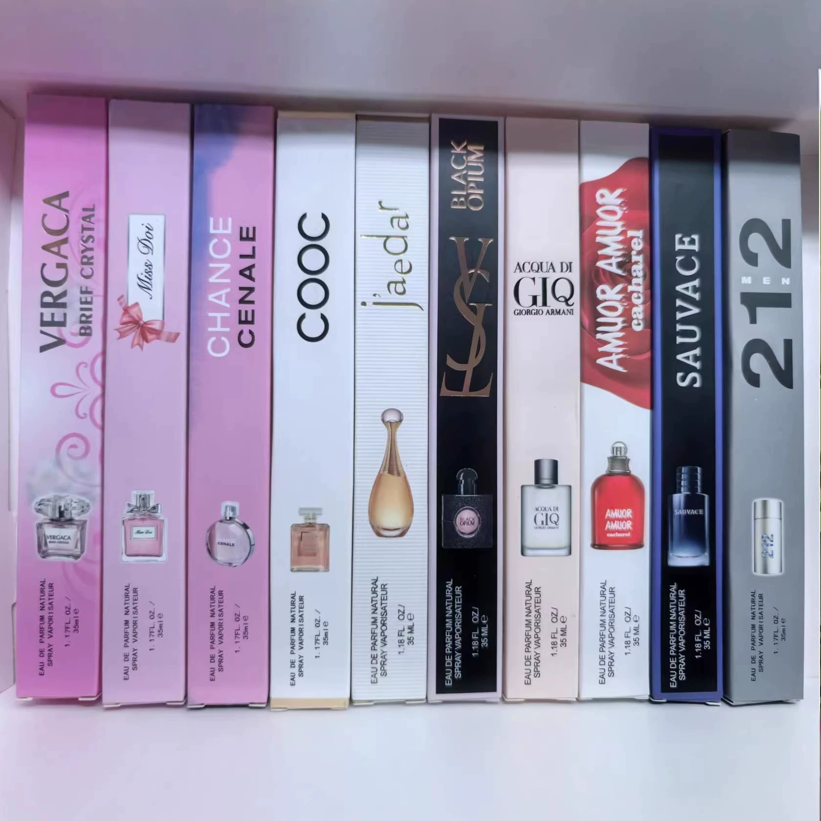 Стеклянная пробирка для духов 35 мл, дизайнерский пробник парфюма 35 мл, минимальный заказ, духи в наличии.