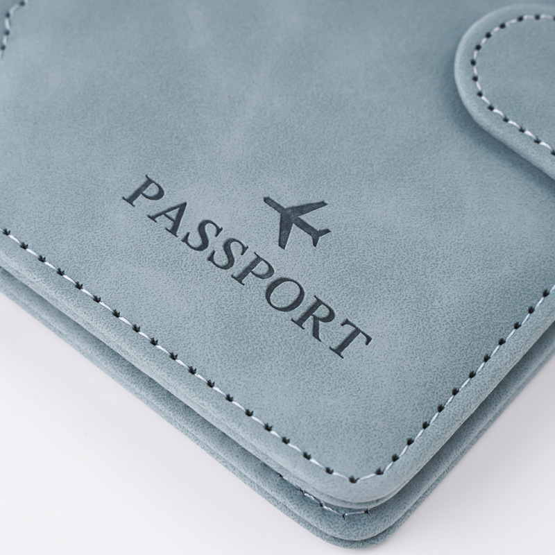 Grenzüberschreitender neuer magnetischer Verschluss, kreativer multifunktionaler RFID-Reisepass-, Ticket-, Passhülle und Kofferetikett-Set, versandfertig.