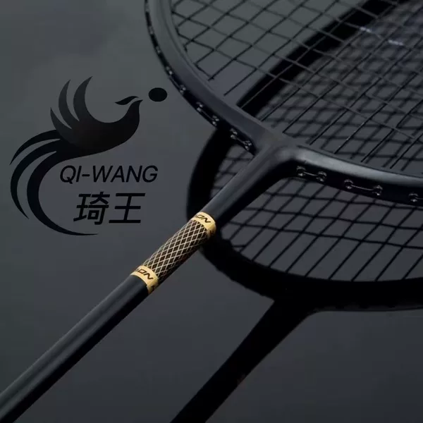 Qiwang Official Website Genuine Durable Badminton Racket Full Carbon Fiber Ultra-Light 4U Durable Offensive Single and Double Racket for Men and Women