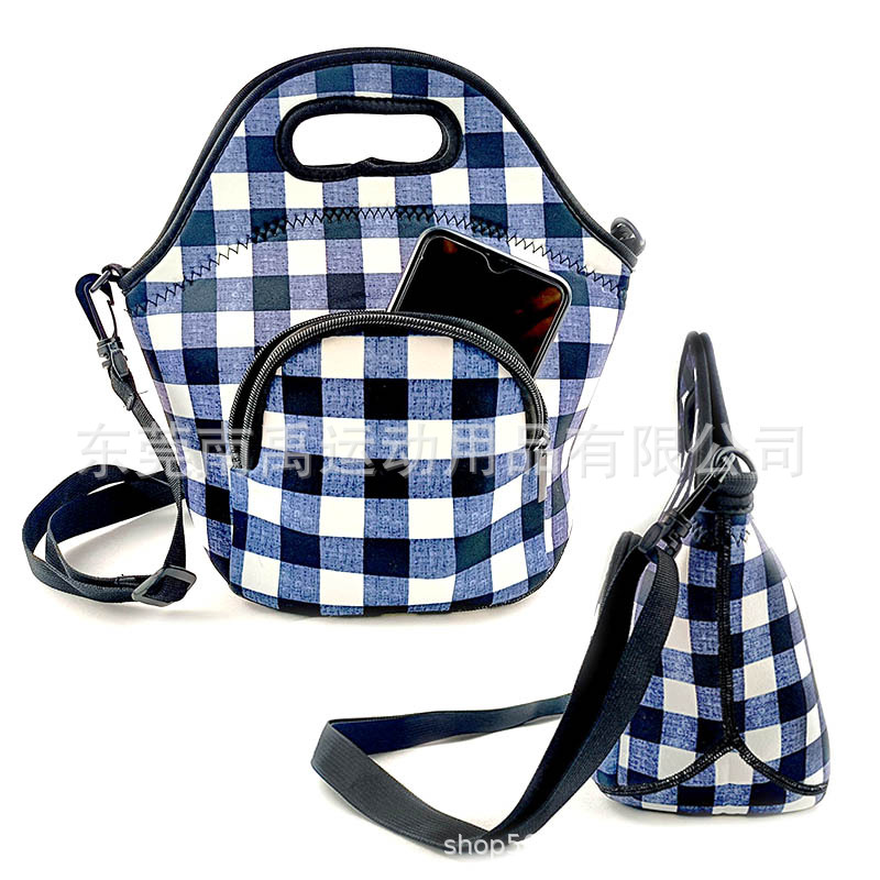 氯丁橡胶午餐包潜水料午餐盒neoprene爆款商品带手提便当袋