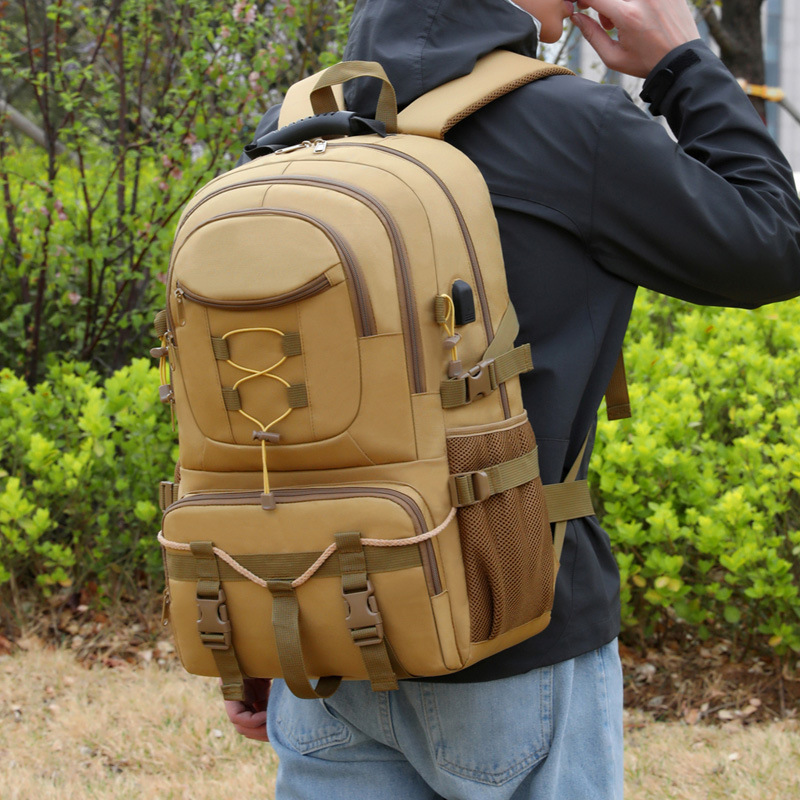 Mochila táctica multifuncional al por mayor de fábrica, bolsa de camuflaje de gran capacidad, mochila de pesca antisalpicaduras al aire libre