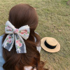 Hairgrip with bow, student pleated skirt, brand hairpins, accessory, Lolita style