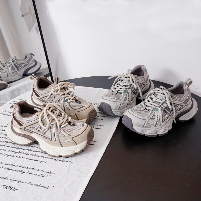 12111 High-Quality Trendy Platform Dad Sneakers for Women, 2026 Spring New Versatile Casual Sports Shoes Ins
