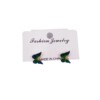 Live streaming basic jewelry doudou earrings women's light beads small earrings zircon drop oil alloy earrings