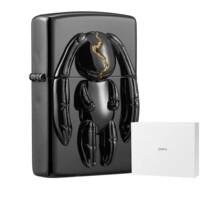 ZIPP0煤油防风打火机 LZE-0733-C01 闪耀黑兔套装