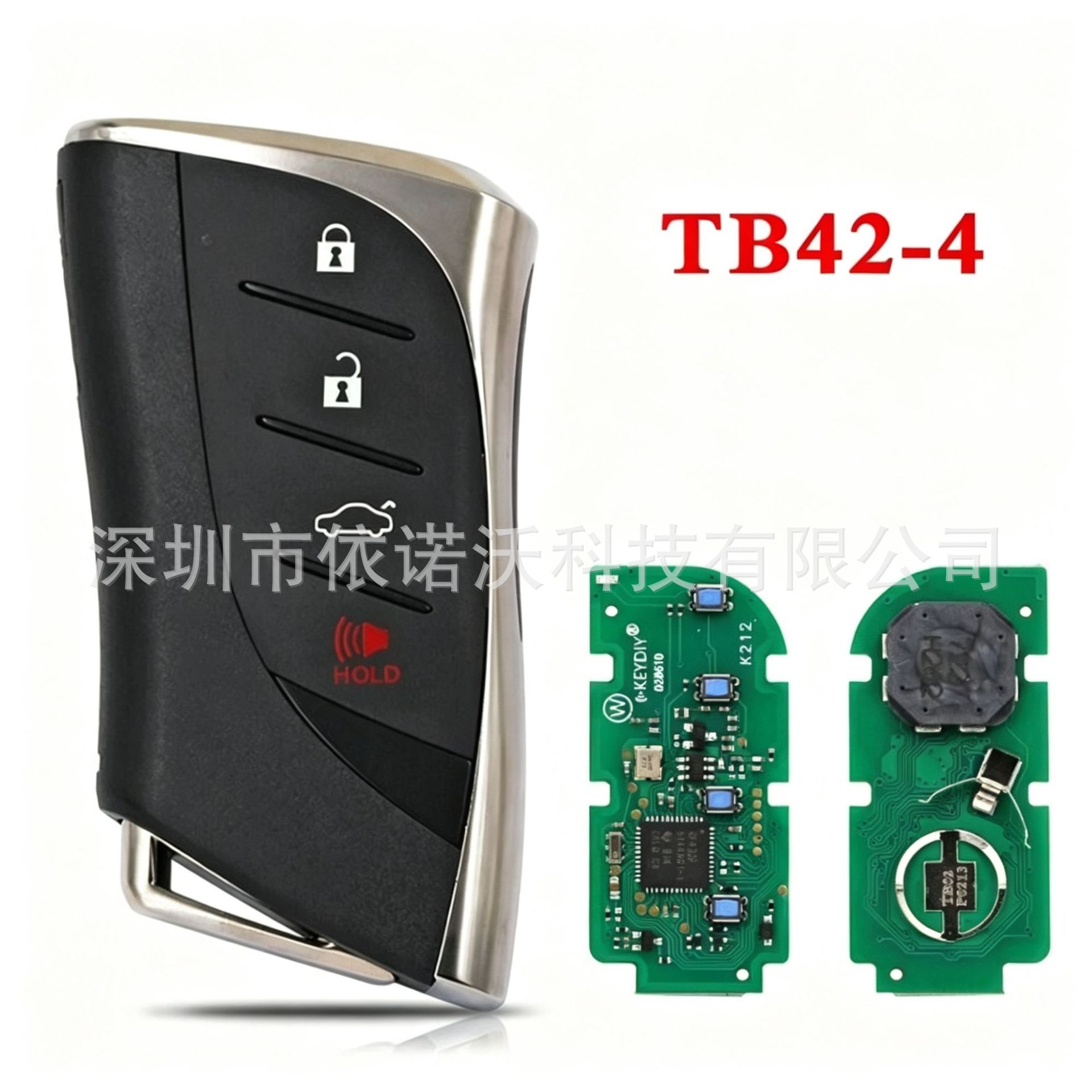 KEYDIY KD TB42-3 TB42-4 TB Remote Control Car Key Sub-Device Universal Overseas Version