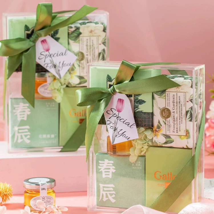 Прозрачная акриловая подарочная коробка для подружки невесты, подарок на день рождения