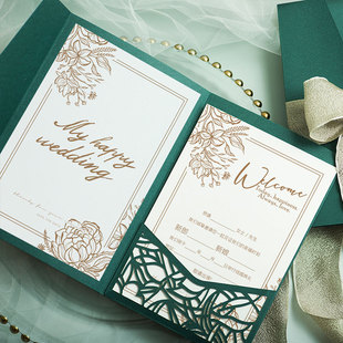 Invitation Wedding Invitation Ins Wind Wedding Invitation Creative Print Photo Personality Simple Wedding Invitation Invitation