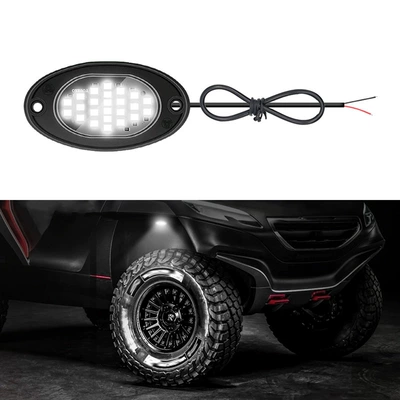 Aliexpress Best-Selling Car Chassis Lights Waterproof Led Chassis Lights Wired Version Off-Road Pickup Chassis Ambient Lights (Other lights) - white-light-factory-source-4-lamp-assembly