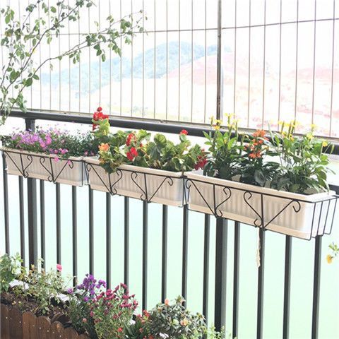 壁挂能挂的花盆户外可以挂起来的花盆绿萝悬挂护栏窗台墙上室外