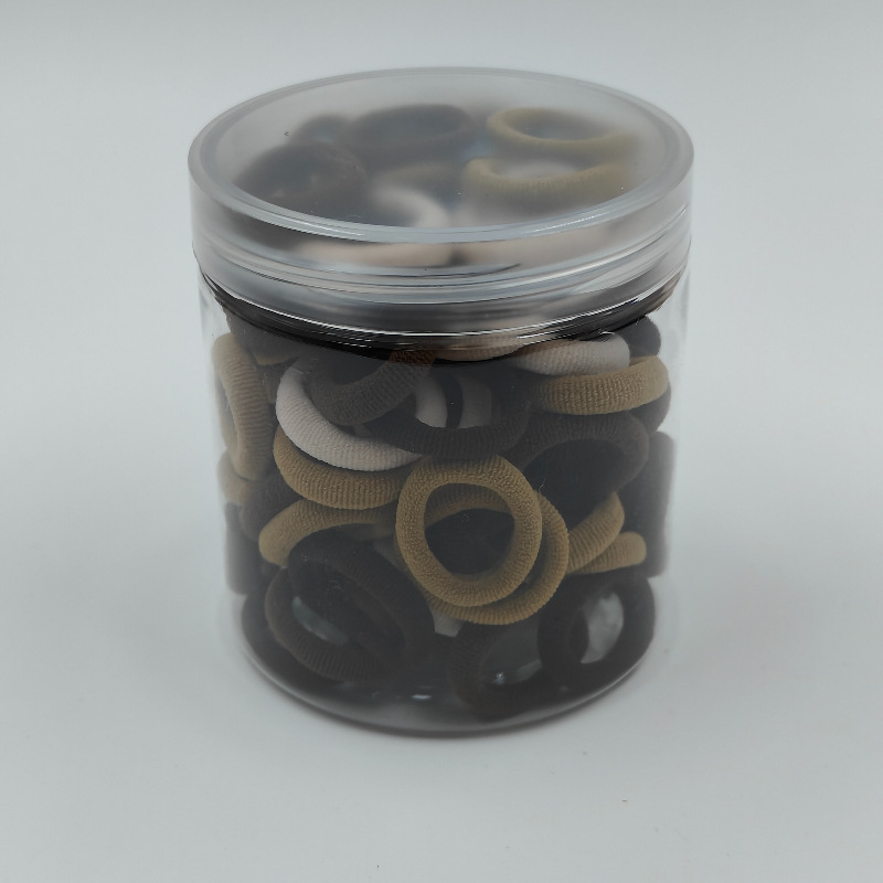 Fábrica directa enlatada de alta elasticidad no daña cabello de cabello de chicas anillo de toalla simple banda de goma cabello de cabello anillo de cabello de bebé