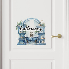 梵汐fun-f59外貿英文標語bathroom浴缸浴室衛生間家居裝飾牆貼紙