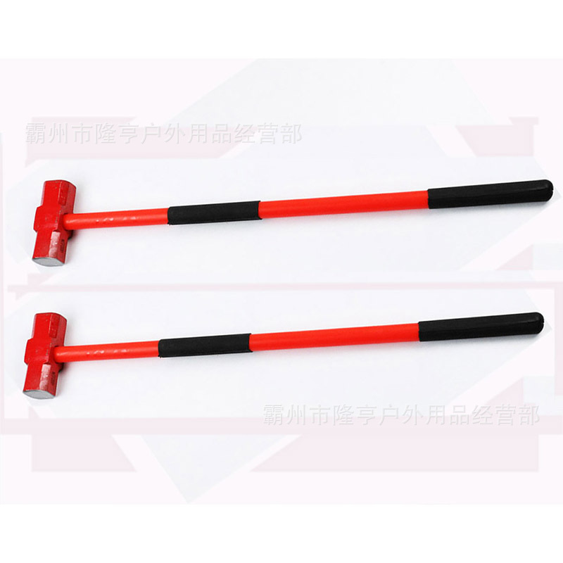 施工装修工具安装大锤防震柄大八角锤纤维橡胶大锤家用榔头铁锤