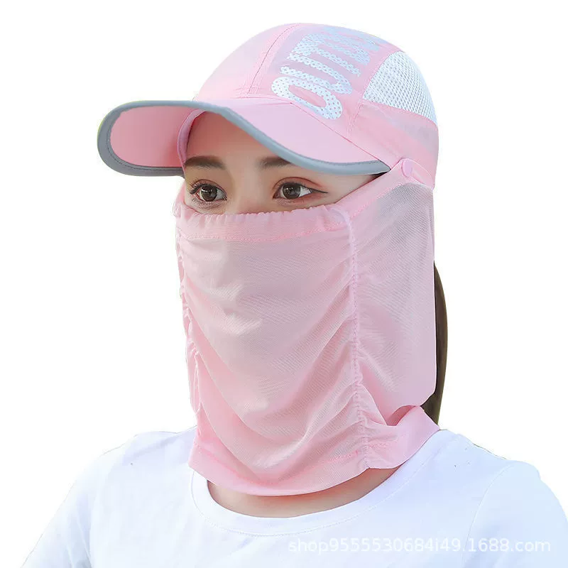 Foldable fashionable summer beach sun hat solar-powered, Korean style, UV protection