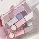 Палетка теней, румяна, хайлайтер, универсальная тени для век, палетка для конкурирования, десять цветов, в коричневых тонах