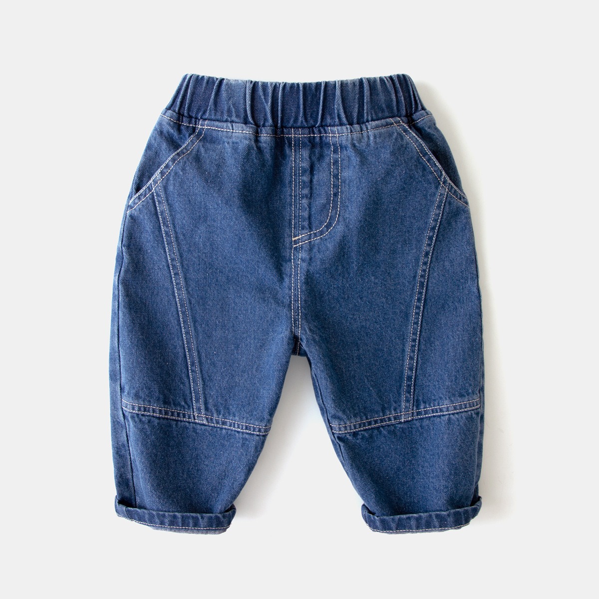 Spring style-dark blue jeans [match]