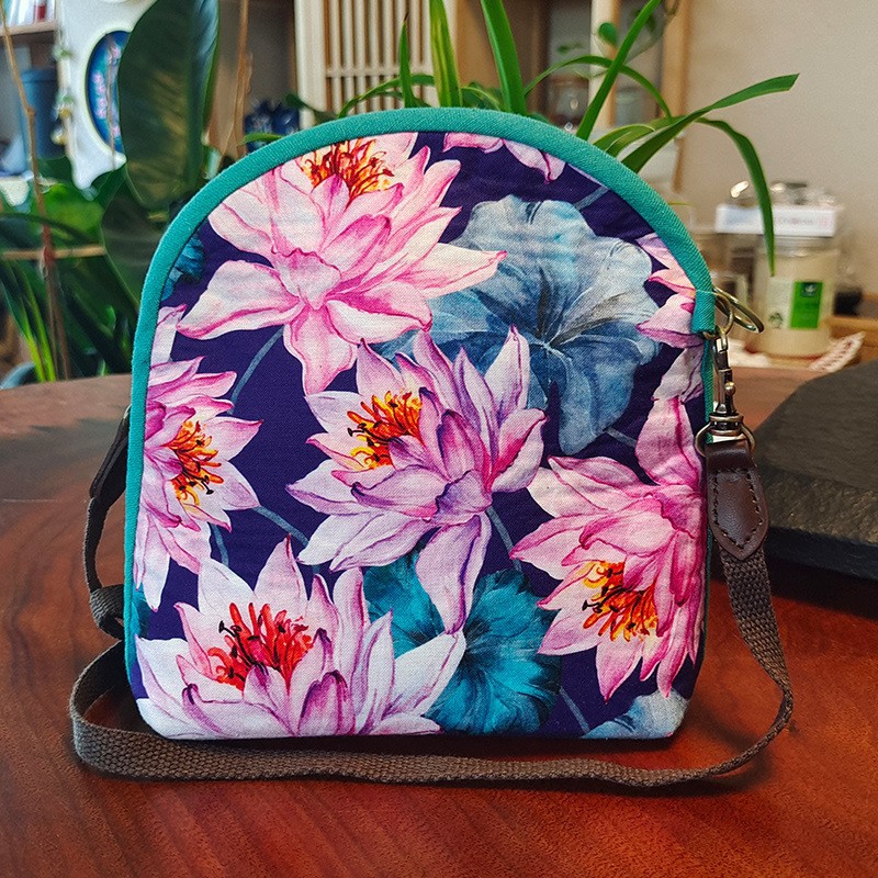 Jinhao bordado hecho a mano DIY material bolsa tela bordada mensajero bolsa de almacenamiento de producción creativa bolsa de cosméticos image 37