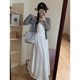 Grey Knitted Cardigan Women's 2025 Spring Sunscreen Top Korean-style Single-breasted Loose Knitted Long-sleeved Age-reducing Jacket