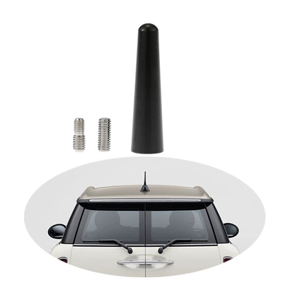 Universal 2.2 düym Avtomobil Radio Antenası, AM/FM Rezin Antena, 2 Vintlə