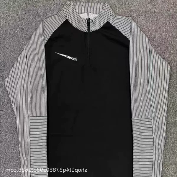 New Style Sports Training Half-Zip Spring and Autumn Training Clothing Long-Sleeve Sports Training Running Top Breathable Reflective Trendy