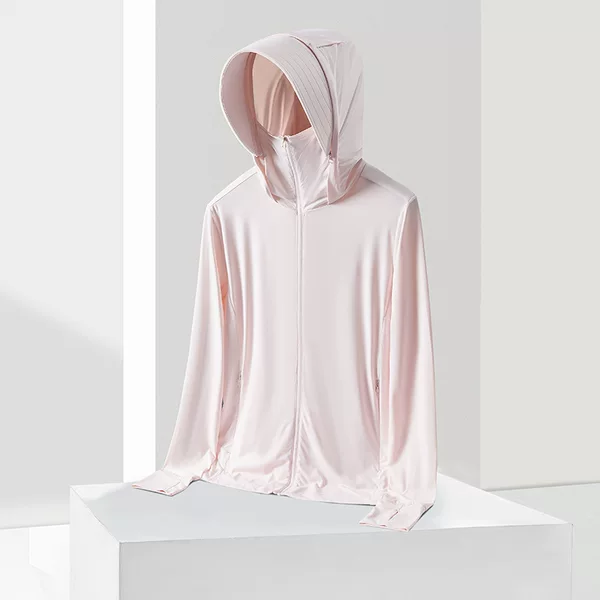Upf50+ Summer Ice Silk 2026 Sun Protection Clothing for Couples, Anti-Uv Hooded, Cool and Breathable Sun Protection Clothing for Men and Women