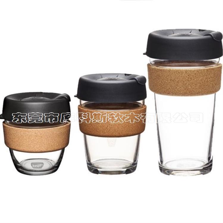 卸売成形コルクカップスリーブ工場直販ノンスリップ断熱カップスリーブミルクティーコーヒーコルクカップスリーブ|undefined