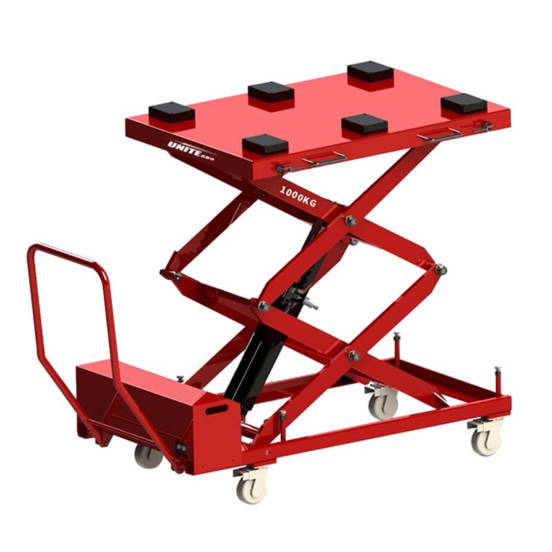 优耐特U-DP8动力电池拆装举升机1T 电动液压升降台电动解锁