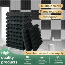 隔音棉厂家批发供应室内墙体阻燃消音录音棚吸音棉金字塔隔音材料
