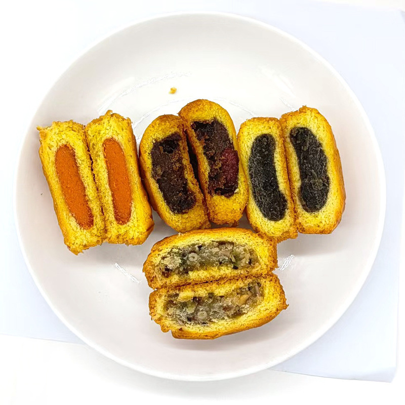 木糖醇蛋月烧月饼传统晋式月饼五仁蛋黄红枣黑芝麻40木糖醇蛋月烧|undefined