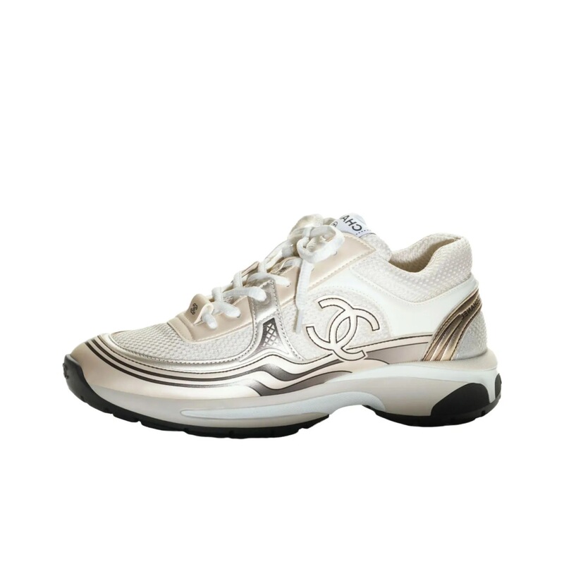 Pure mesh breathable Putian cross-border Yinjiao Dawang couple's leather 24C casual sports shoes, original Chanel style Pure mesh breathable Putian cross-border Yinjiao Dawang couple's leather 24C casual sports shoes, original Chanel style