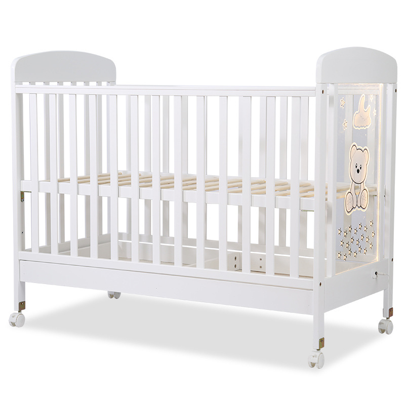 Кроватка детская Hebkids KLD-619 белая стандарт