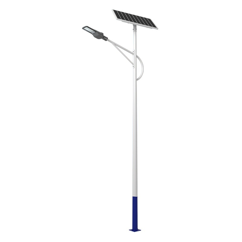 Lámpara de calle solar de ingeniería nueva carretera rural de montaña impermeable 6 m LED lámpara de calle solar con poste de luz fabricante