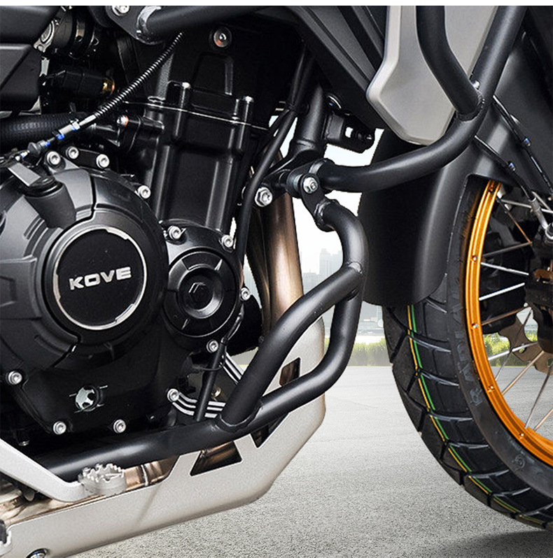 Suitable for Kove 625X Bumper Anti-Collision and Anti-Fall Protection Bar, Motorcycle Lower Guard Bar, Carbon Steel Protective Bar Modification Accessories