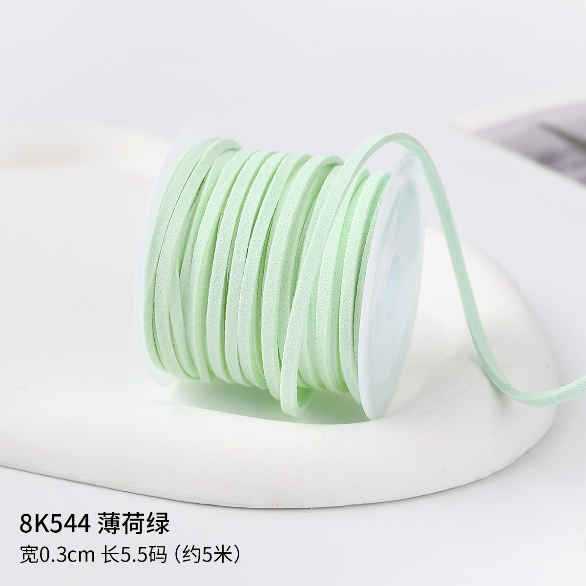 0.3cm cuerda de piel de ciervo gran rollo de cuerdas de lona de seda cinta de regalo caja de regalo embalaje de cinta de colores hecha a mano cuerda de tracción