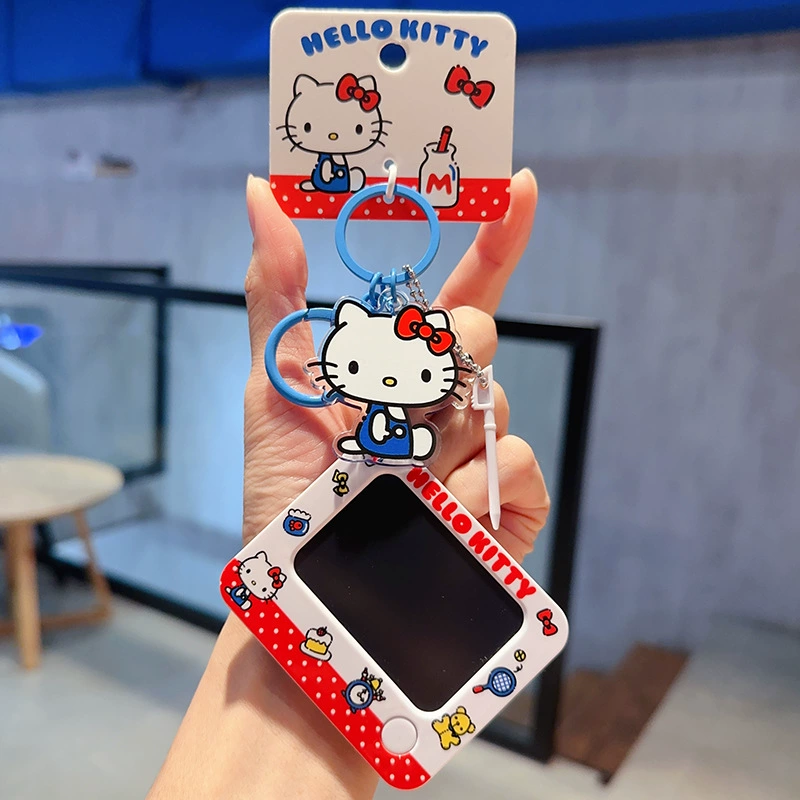 Плюшевый брелок Sanrio Hello Kitty, оригинал, мягкая подвеска 11×7.5 см, коллекционный талисман