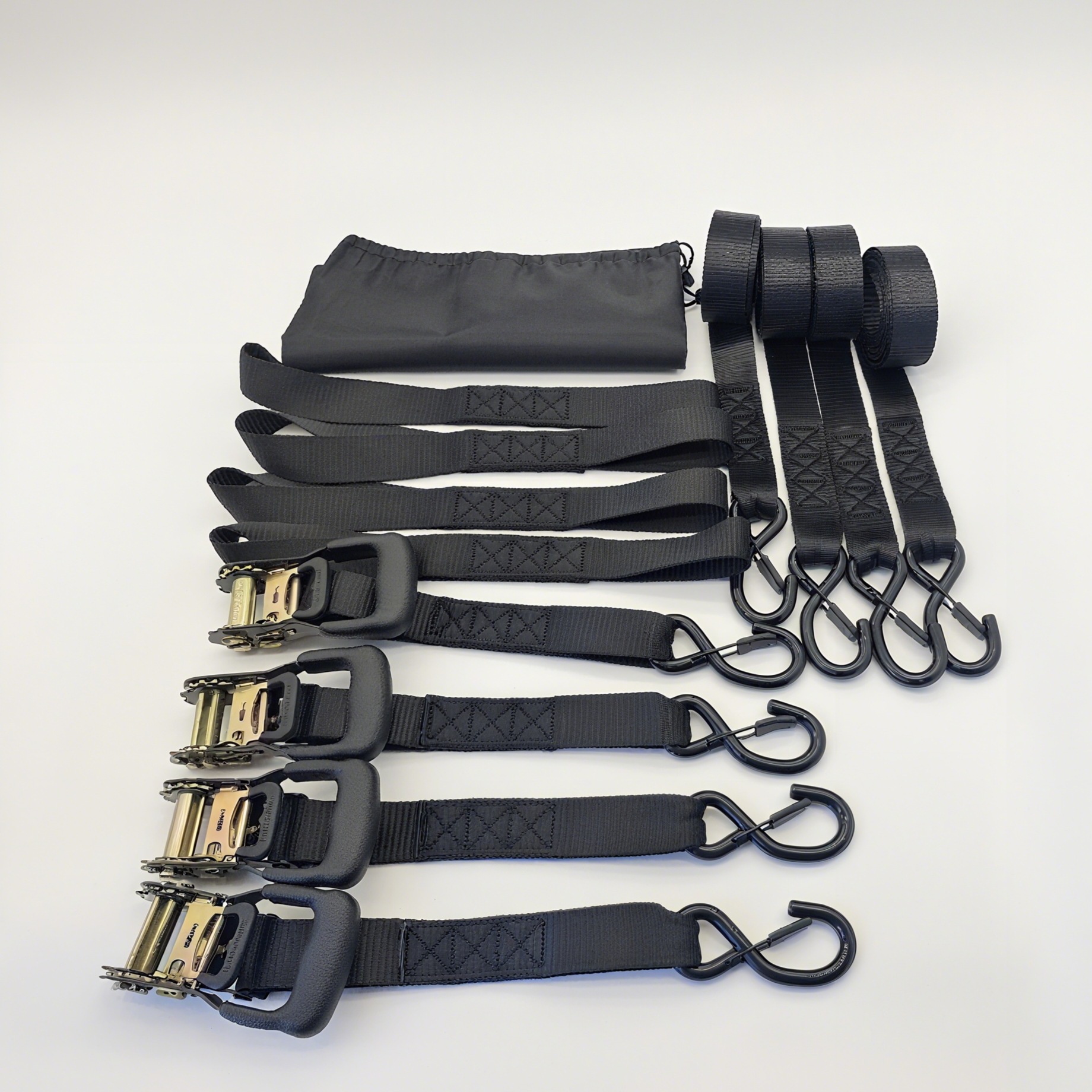 Truck Cargo Binding Strap Fixing Rope Tightener Polyester Flat Strap Tensioner Trailer Brake Rope Thickeneding