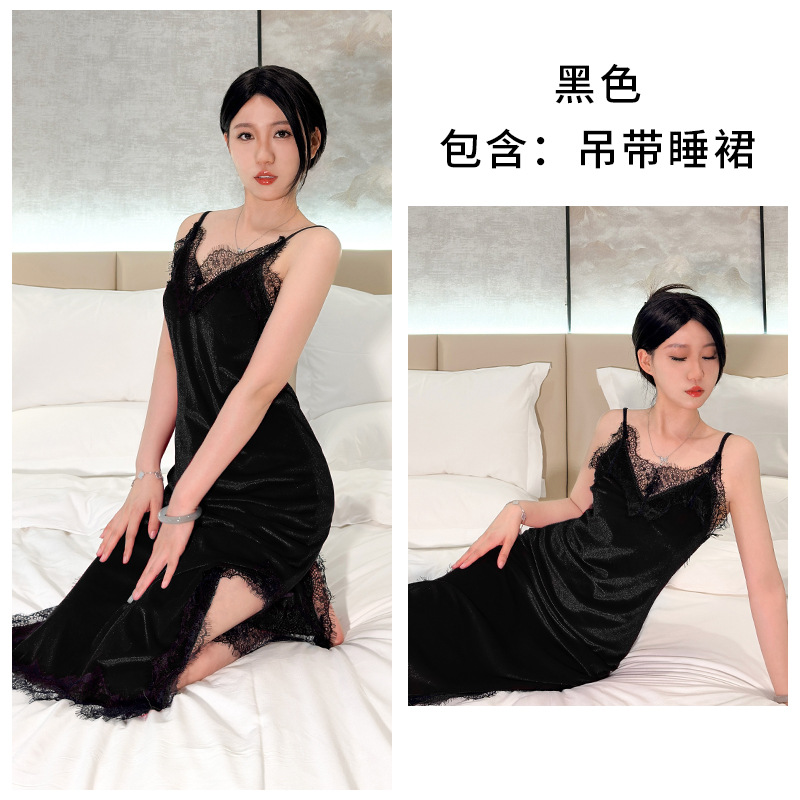 블랙[나이트가운]