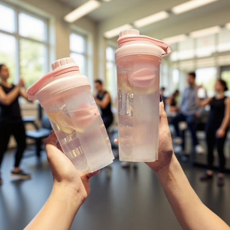 Fitness Protein Powder Shaker Cup for Men, Summer Leak-Proof Portable Cup, Women's Meal Replacement Shake Blender Cup for Outdoor Use Fitness Protein Powder Shaker Cup for Men, Summer Leak-Proof Portable Cup, Women's Meal Replacement Shake Blender Cup for Outdoor Use