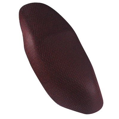 Electric car cushion, Four Seasons Universal Motorcycle Cushion Cover - red-and-black-interwoven-s-code