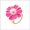 Fashionable mountain tea from pearl, cloak, brooch, accessory, Japanese and Korean, simple and elegant design, flowered