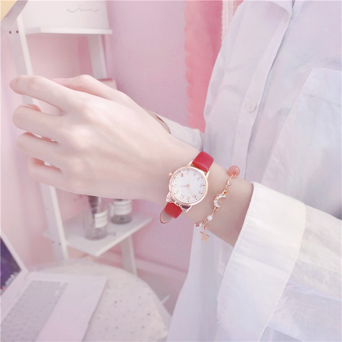 Cute Moon Bow Knot Buckle Quartz Women's Watches display picture 9