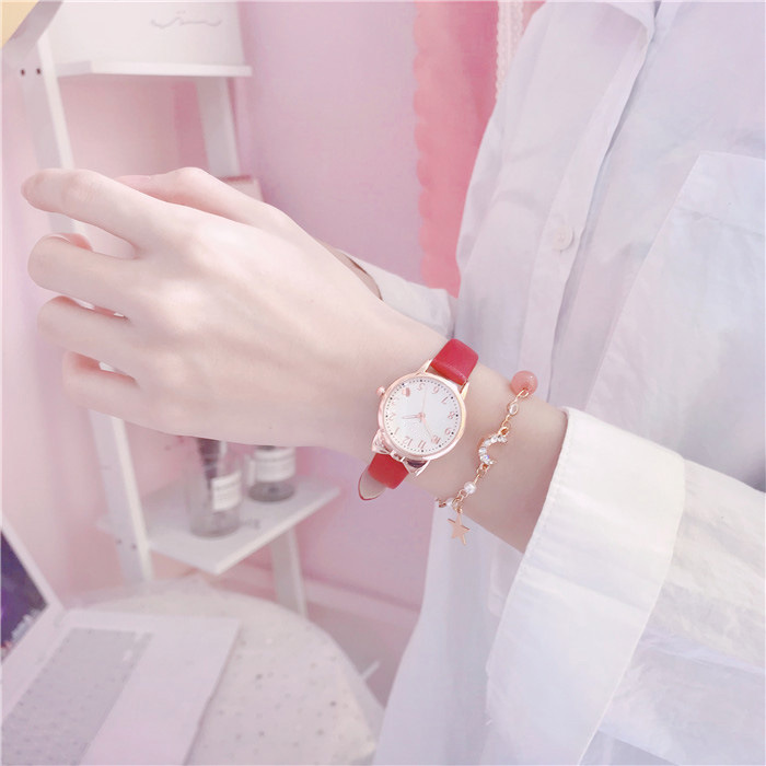 Nouveau Instagram femmes mignon coeur femme étudiant Quartz étoile lune Bracelet montre combinaison ensemble_voghion.com