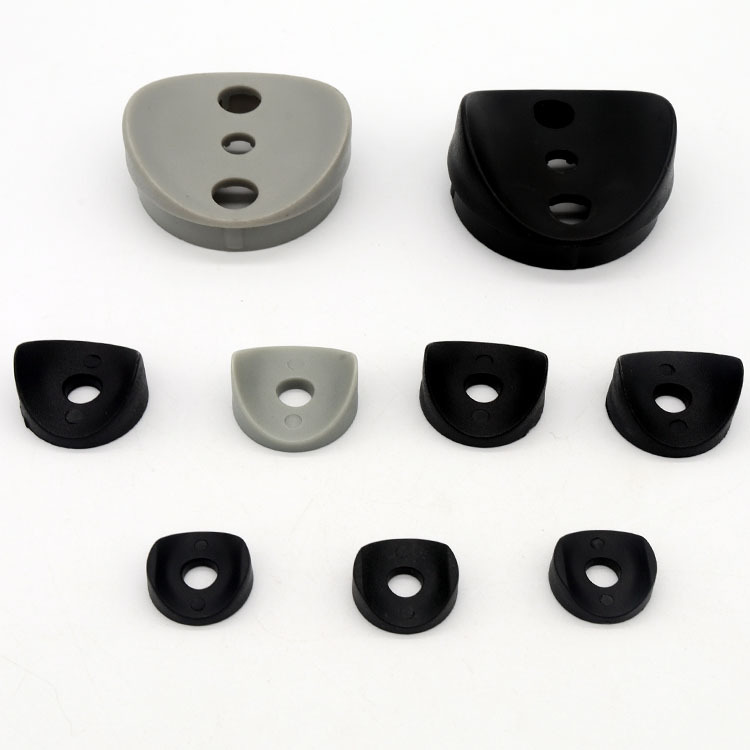 厂家塑胶家具钢管连接件弧形1寸鸭咀垫片Ｕ形鸭嘴塑料管塞垫圈22m