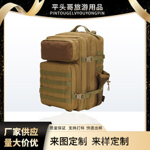 战术双肩背包户外运动健身登山野营旅行3P包防泼水徒步大容量透气