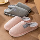 Cixi Cotton Slippers for Women Spring and Autumn and Winter Home Indoor Non-slip Couple Home Warm Winter Fur Plush Men