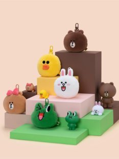 Yoomi Line Friends Pet Dog Bag, Portable Bag for Walking the Dog, Poop Bag, Toilet Storage