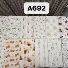 A692纯棉印花面料手工连衣裙家居服衬衫儿童服装面料