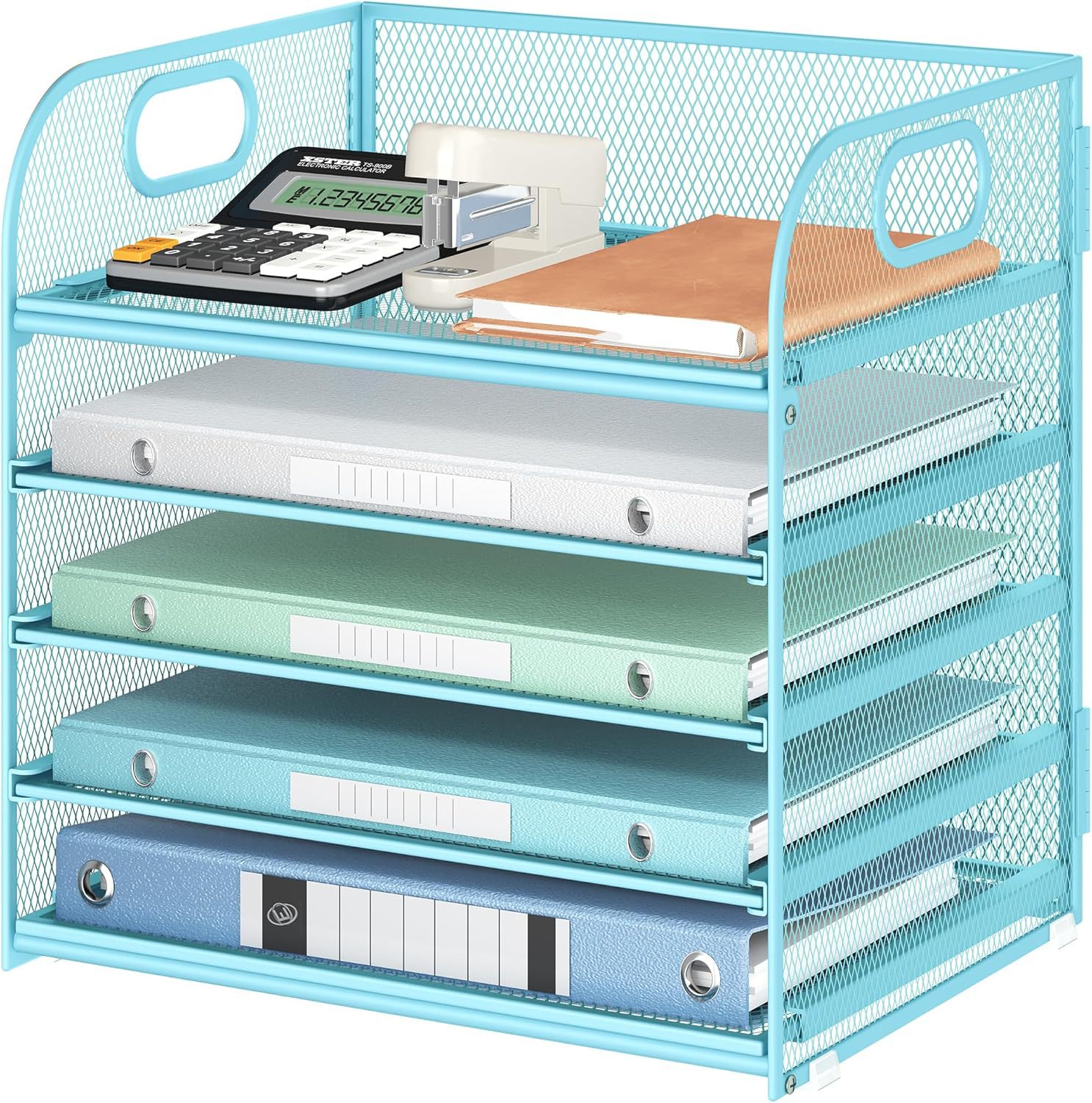 Estante de almacenamiento de documentos de oficina transfronterizo, organizador de archivos de escritorio, estante de archivos de escritorio, estante de archivos de oficina
